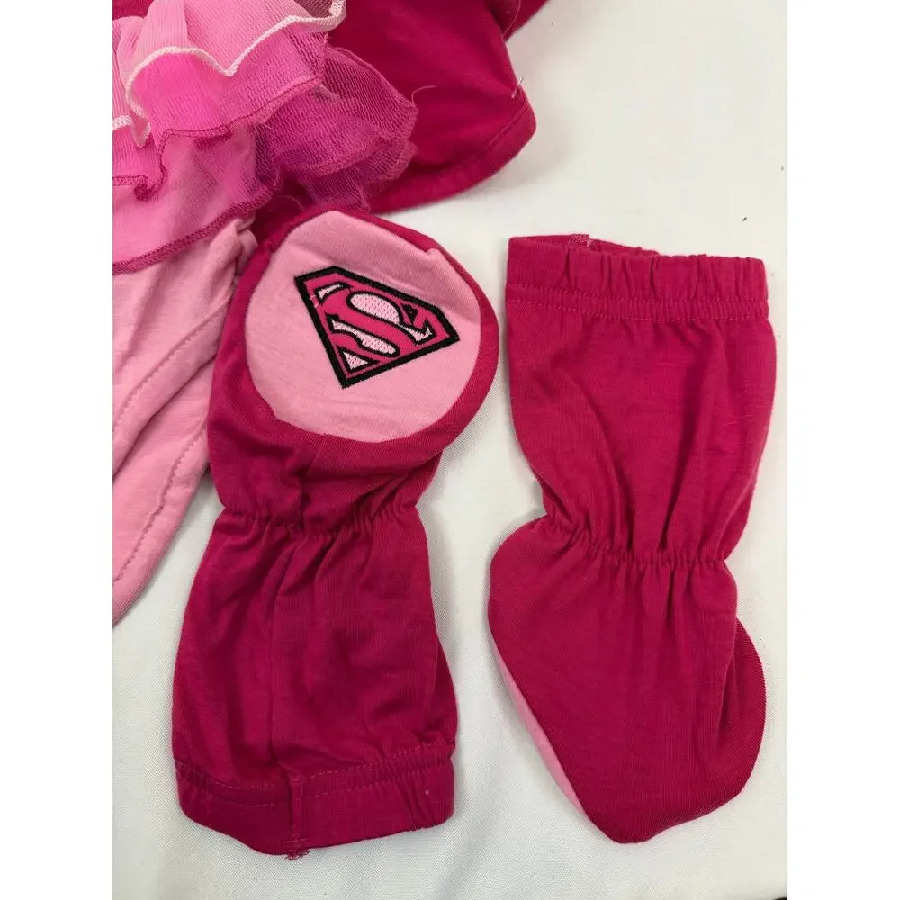 SKU3041 Rubie's Costume Baby DC Super Friends Supergirl 6-Piece Pink  12-18 Mts
